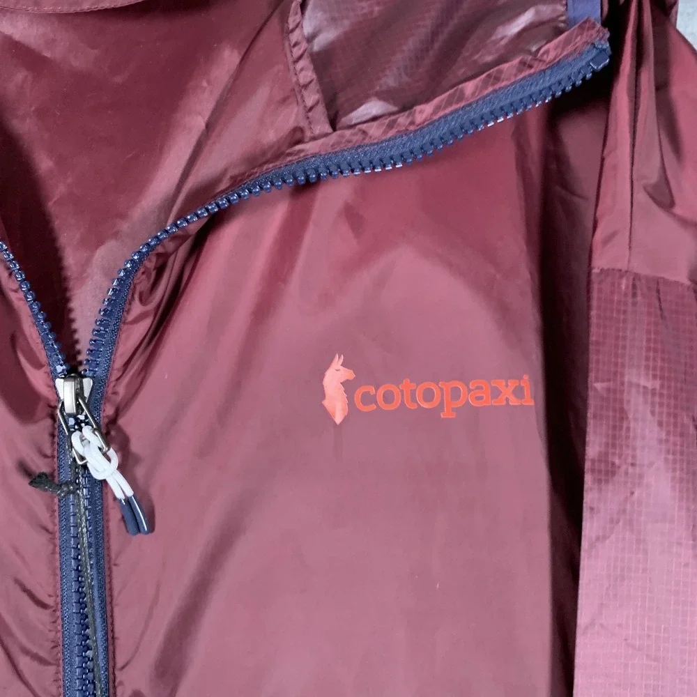 Cotopaxi Jacket Mens Small Multicolor Teca Half Zip Windbreaker Hooded Packable‎